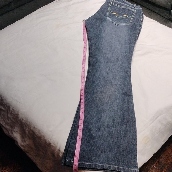 Lazer Jeans junior flared blue jeans size 11 - Picture 10 of 12